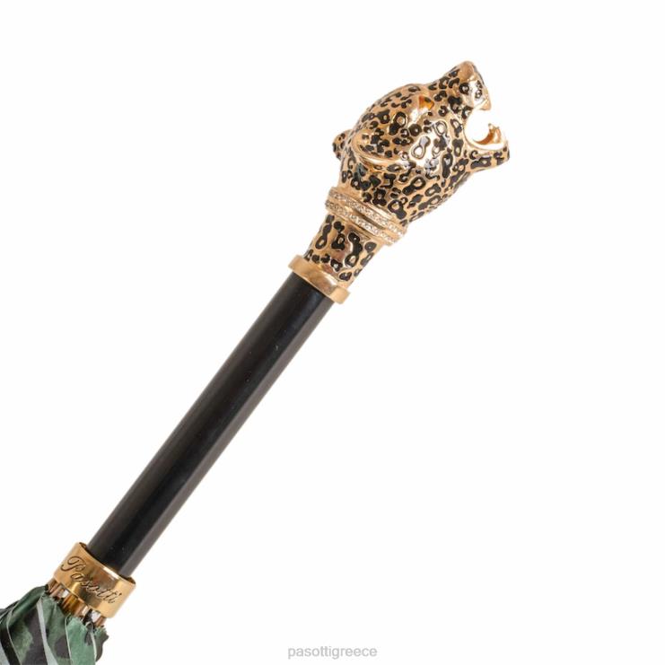 ομπρέλα | PASOTTI 189 5g801-4 k82 - ομπρέλα πάνθηρα με πράσινη λεοπαραγωγή 2N6B8569 γυναίκες